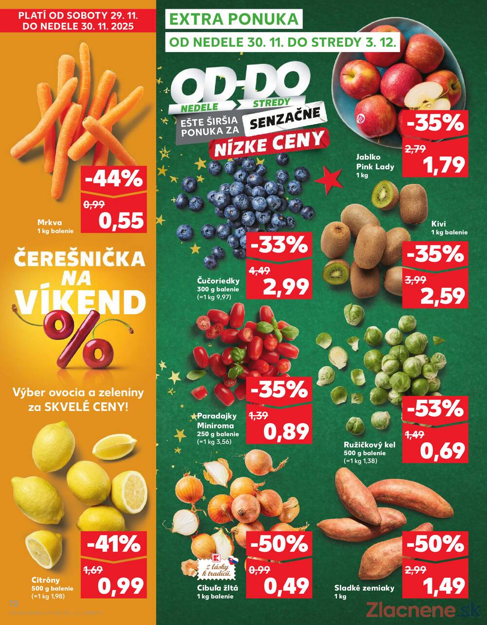 Leták Kaufland - Kaufland 27.11. - 3.12. - Kaufland  Bratislava - Zahorska Bystrica - strana 72