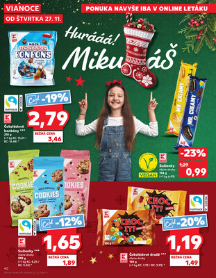 Kaufland 27.11. - 3.12. - Kaufland  Bratislava - Zahorska Bystrica