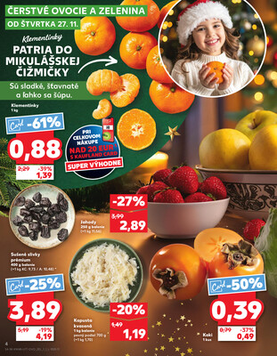 Kaufland 27.11. - 3.12. - Kaufland Topoľčany