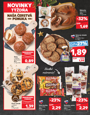 Kaufland 27.11. - 3.12. - Kaufland Topoľčany