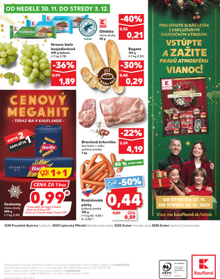 Kaufland 27.11. - 3.12. - Kaufland Liptovský Mikuláš