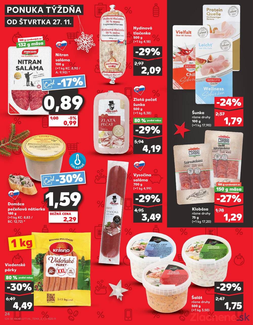 Leták Kaufland
platný do 3.12.2025 - strana 24