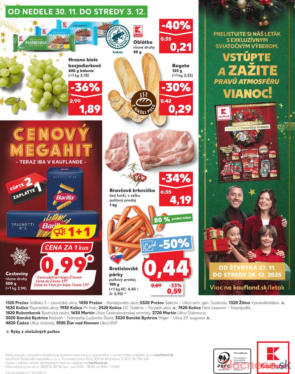 Leták Kaufland
platný do 3.12.2025 - strana 78