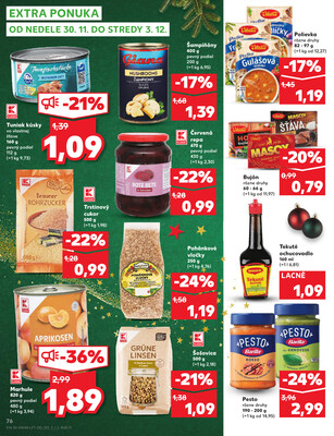 Leták Kaufland
platný do 3.12.2025 - strana 76