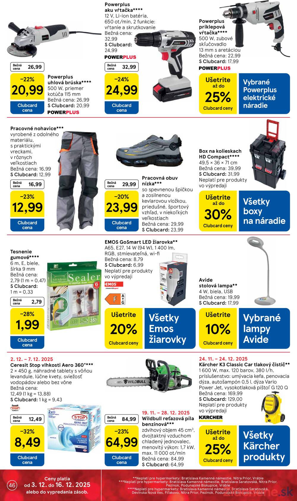 Leták Tesco
		  platný do 7.12.2025 - strana 46