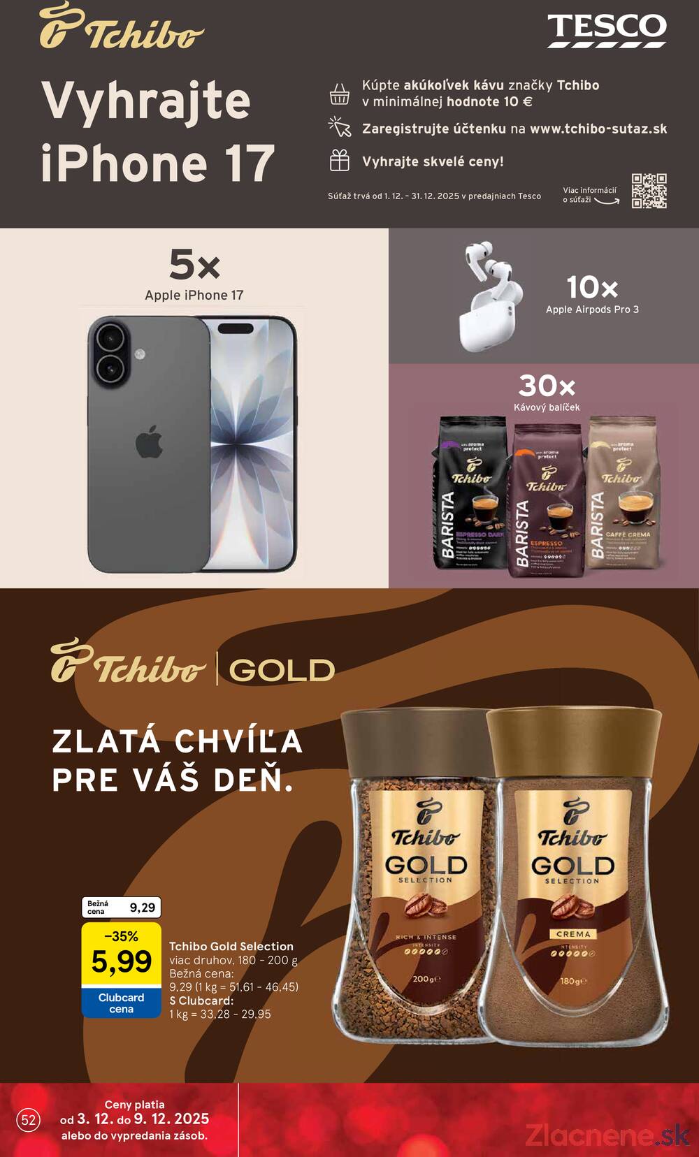 Leták Tesco
		  platný do 7.12.2025 - strana 52