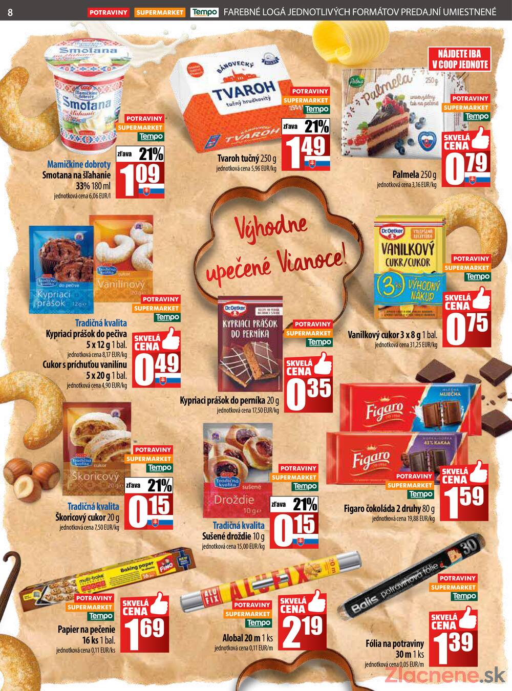 Leták COOP Jednota Slovensko
		  platný do 3.12.2025 - strana 8