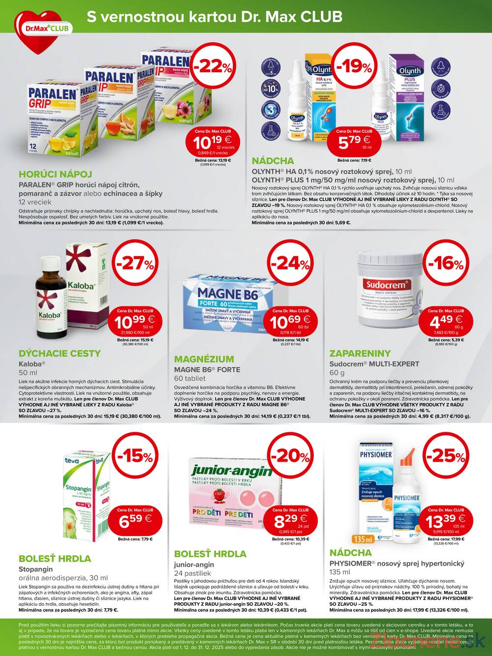 Leták Dr.Max
		  platný do 31.12.2025 - strana 3