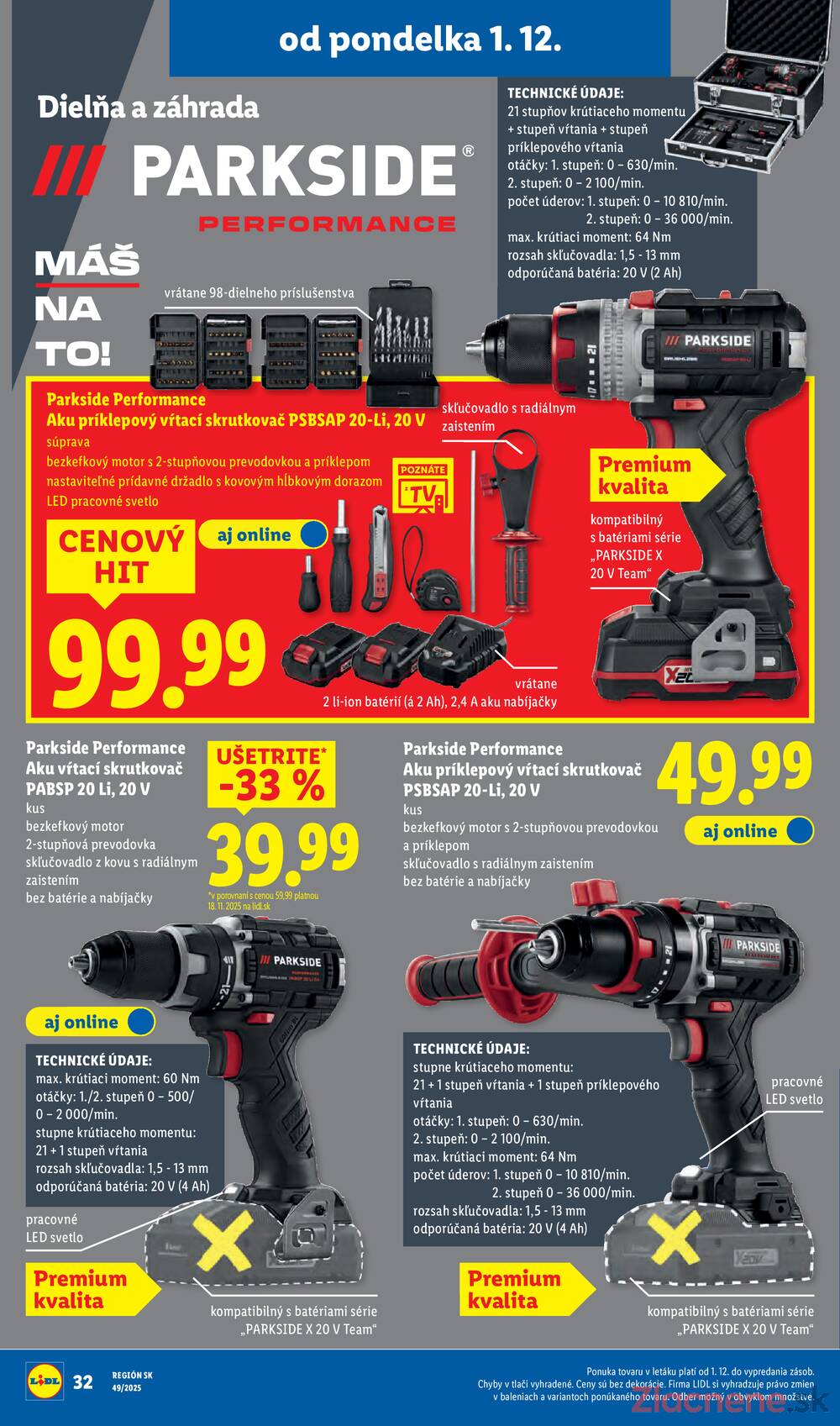 Leták Lidl
		  platný do 7.12.2025 - strana 50