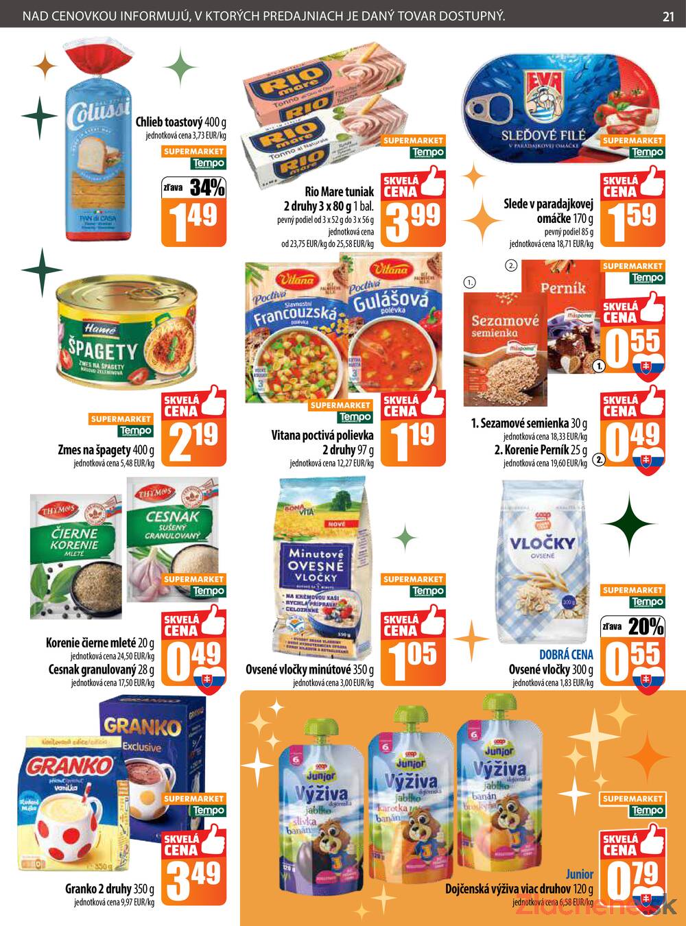 Leták COOP Jednota Slovensko - COOP do 10.12. - strana 21