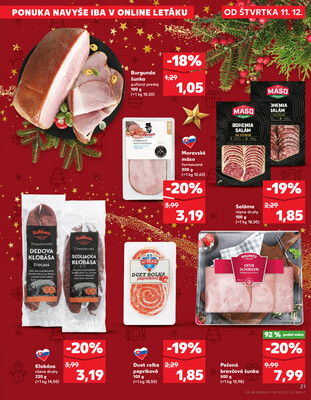 Kaufland 11.12. - 17.12. - Kaufland Poprad - Jiřího Wolkera