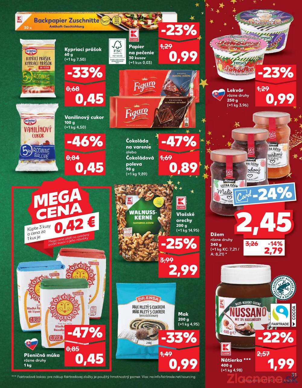 Leták Kaufland - Kaufland 11.12. - 17.12. - Kaufland  Bratislava - Zahorska Bystrica - strana 31