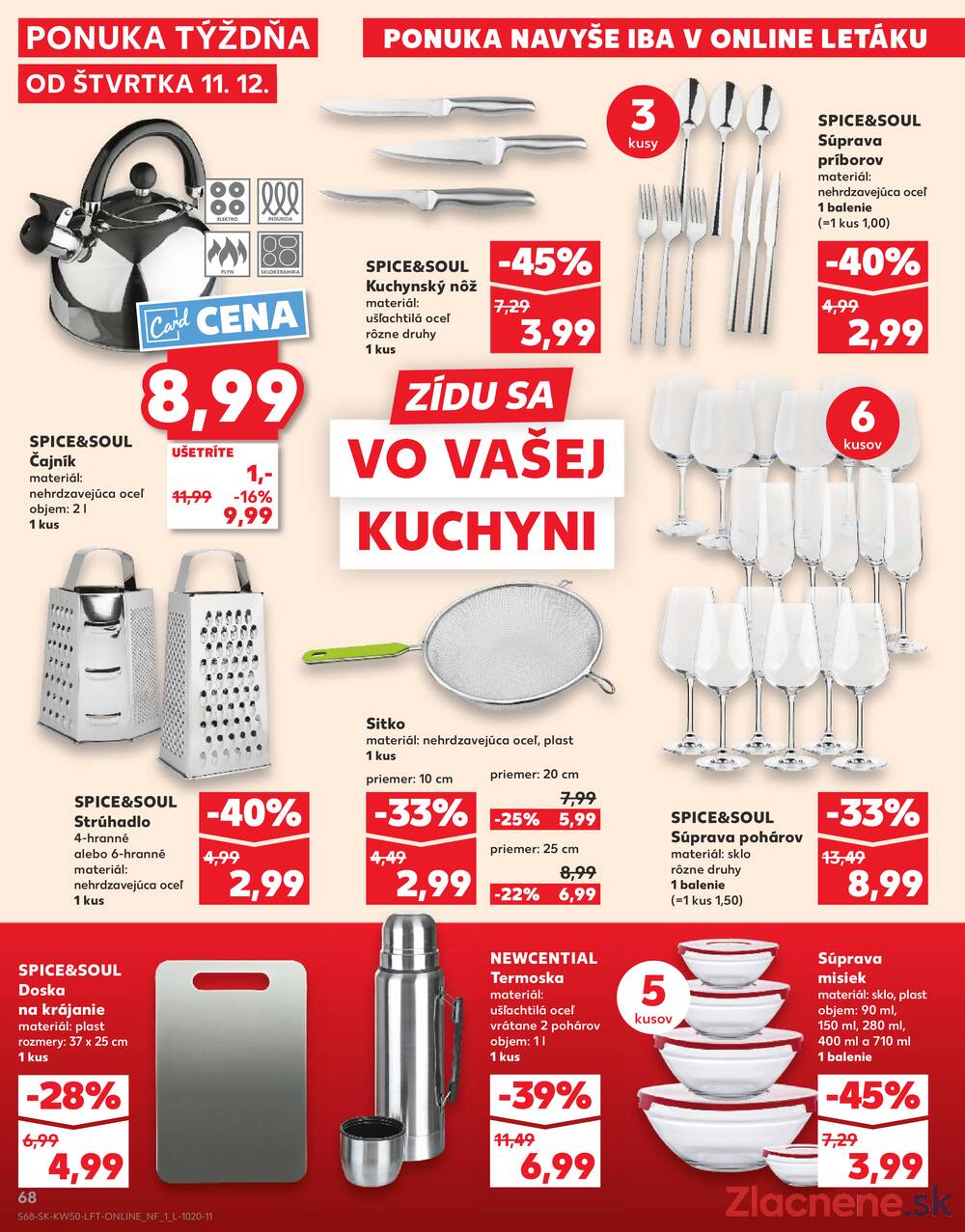 Leták Kaufland - Kaufland 11.12. - 17.12. - Kaufland  Bratislava - Zahorska Bystrica - strana 68