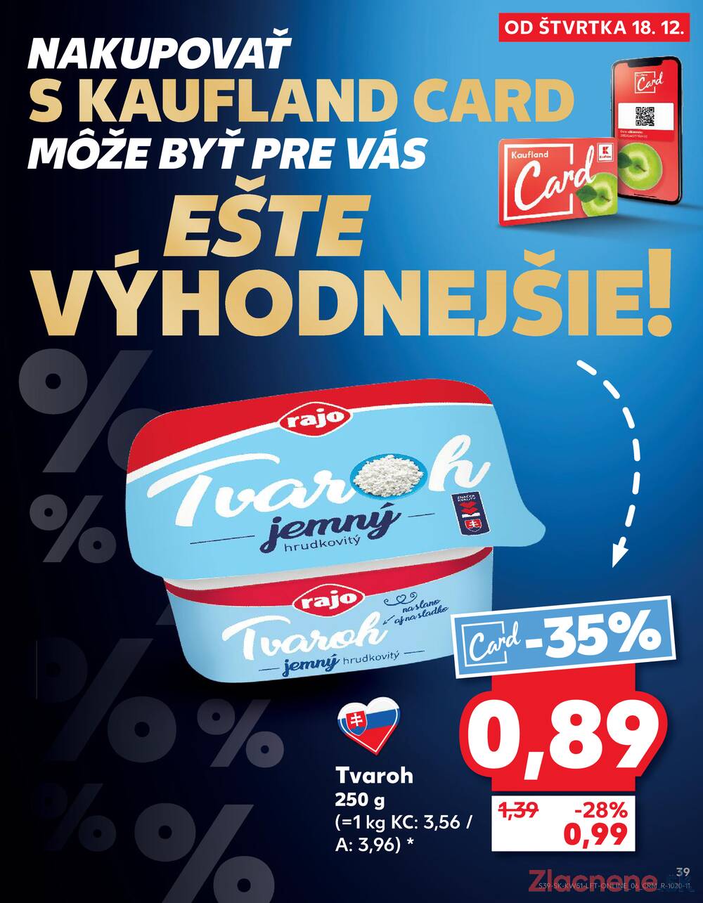 Leták Kaufland - Kaufland 18.12. - 24.12. - Kaufland Brezno - strana 39