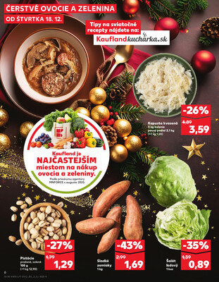 Kaufland 18.12. - 24.12. - Kaufland Bytča