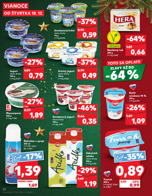 Kaufland 18.12. - 24.12. - Kaufland Bytča