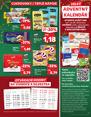 Kaufland 18.12. - 24.12. - Kaufland Bytča