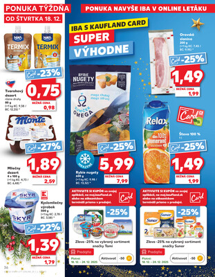 Kaufland 18.12. - 24.12. - Kaufland Šaľa