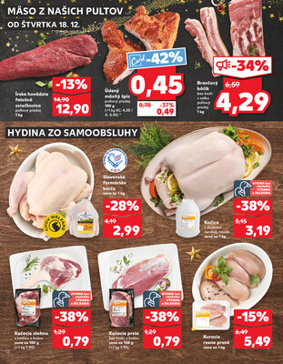 Kaufland 18.12. - 24.12. - Kaufland Bratislava - Podunajské Biskupice