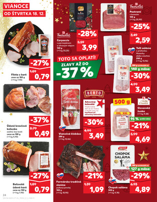 Kaufland 18.12. - 24.12. - Kaufland Liptovský Mikuláš