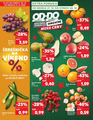 Kaufland 18.12. - 24.12. - Kaufland Liptovský Mikuláš