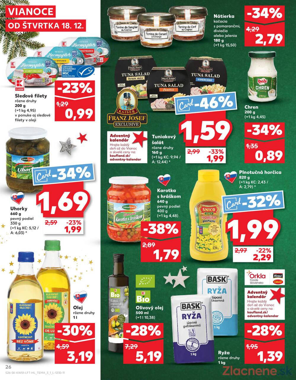 Leták Kaufland - Kaufland 18.12. - 24.12. - Kaufland Zvolen Zapad-Teplicky - strana 26 Leták Kaufland - Kaufland 18.12. - 24.12. - Kaufland Zvolen Zapad-Teplicky - strana 26