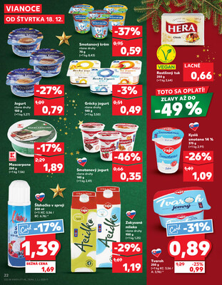 Kaufland 18.12. - 24.12. - Kaufland Zvolen Zapad-Teplicky
