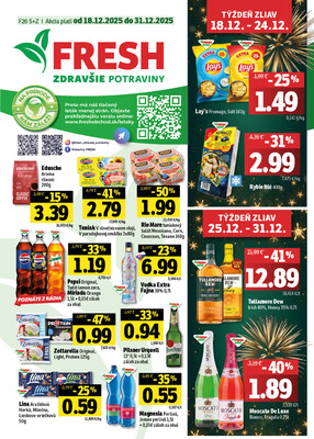 Leták Fresh do 31.12.