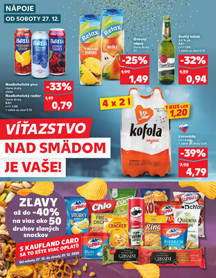 Kaufland 27.12. - 31.12. - Kaufland Poprad - Jiřího Wolkera