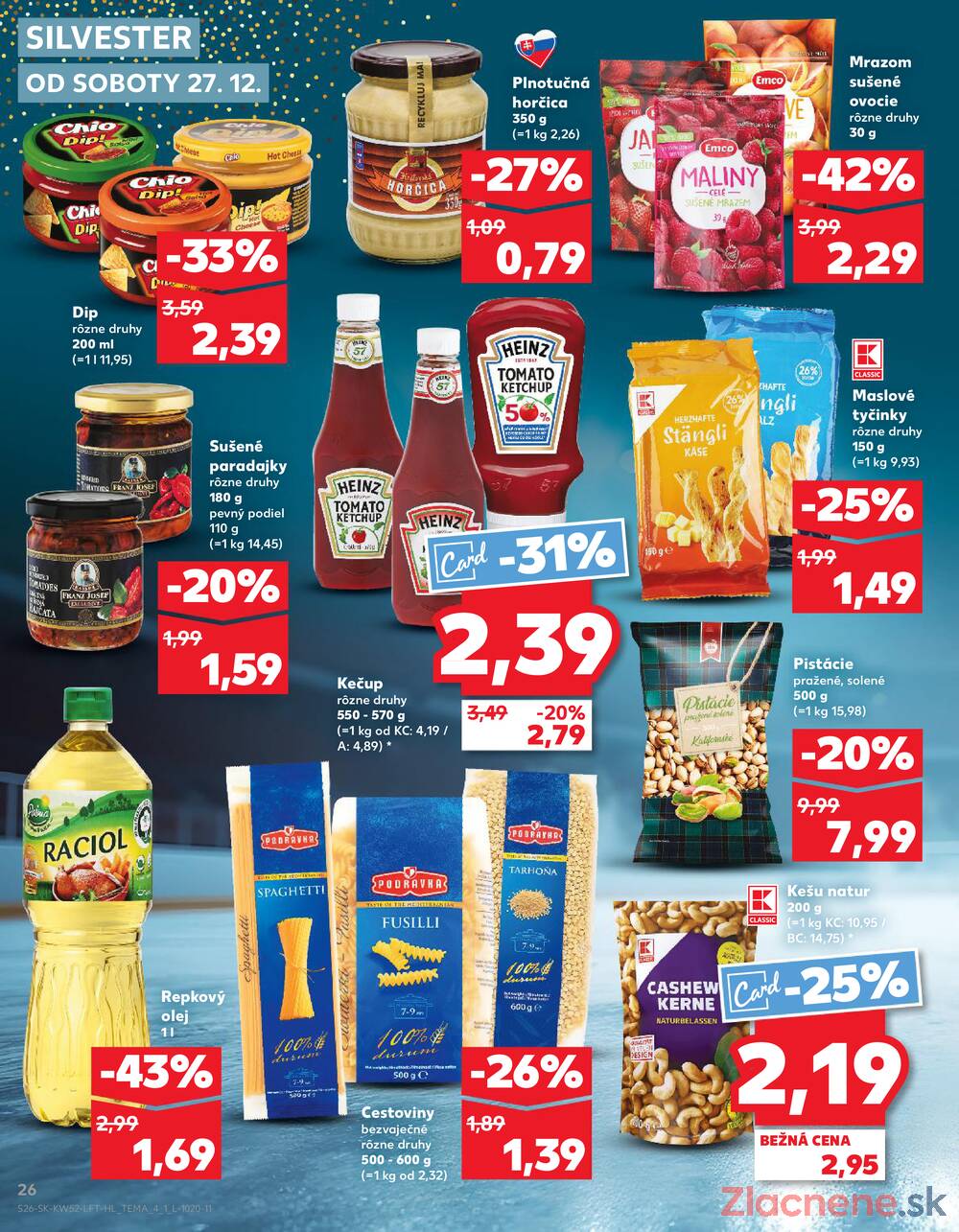 Leták Kaufland - Kaufland 27.12. - 31.12. - Kaufland Zlaté Moravce - strana 26