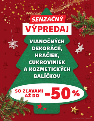 Kaufland 27.12. - 31.12. - Kaufland Zlaté Moravce