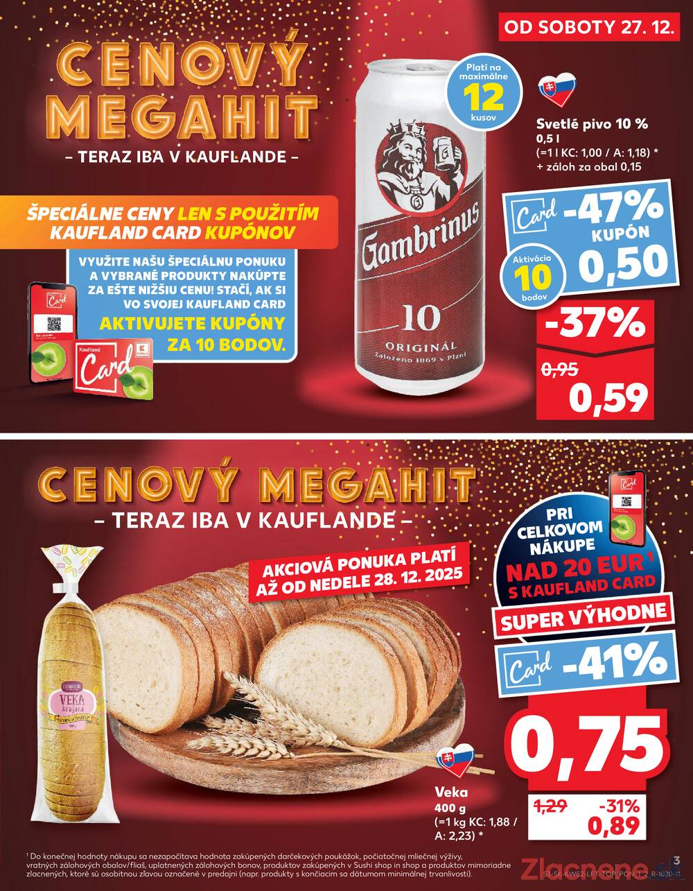 Leták Kaufland - Kaufland 27.12. - 31.12. - Kaufland Bratislava - Rača - strana 3
