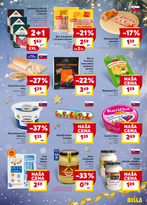 Billa od 27.12. do 31.12.2025