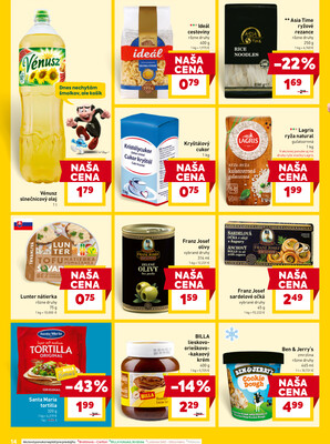 Billa od 27.12. do 31.12.2025