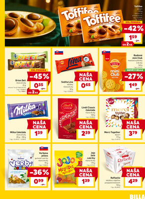 BILLA od 2.1. do 6.1.2026