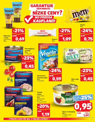 Kaufland 2.1. - 7.1. - Kaufland Rožňava