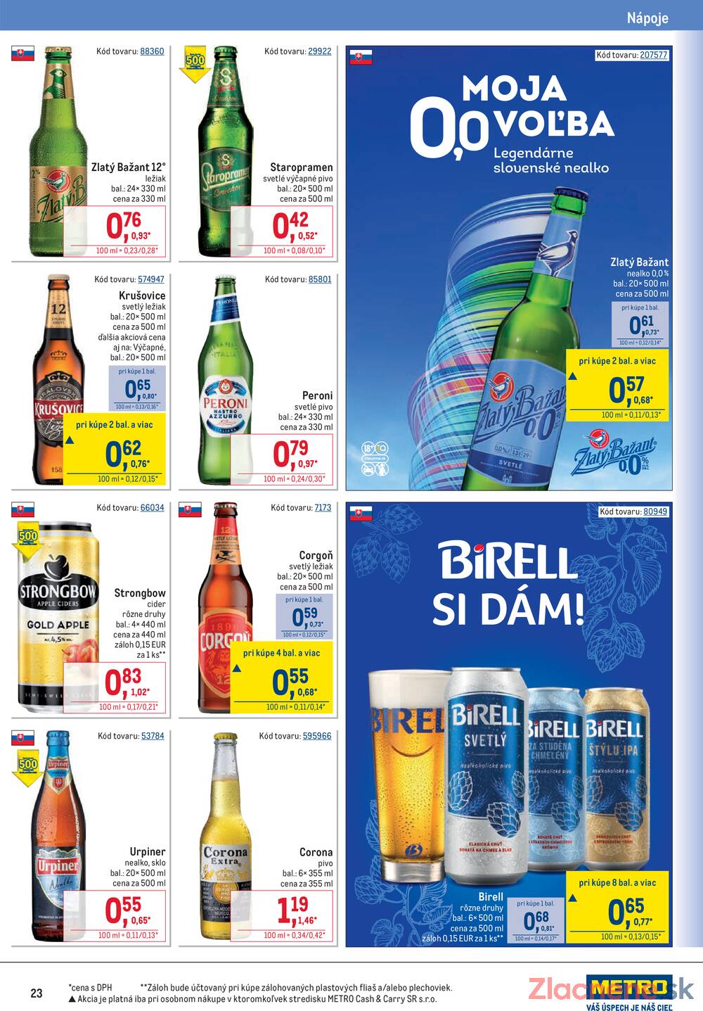 Leták METRO - METRO Gastronómia do 13.1. - strana 23