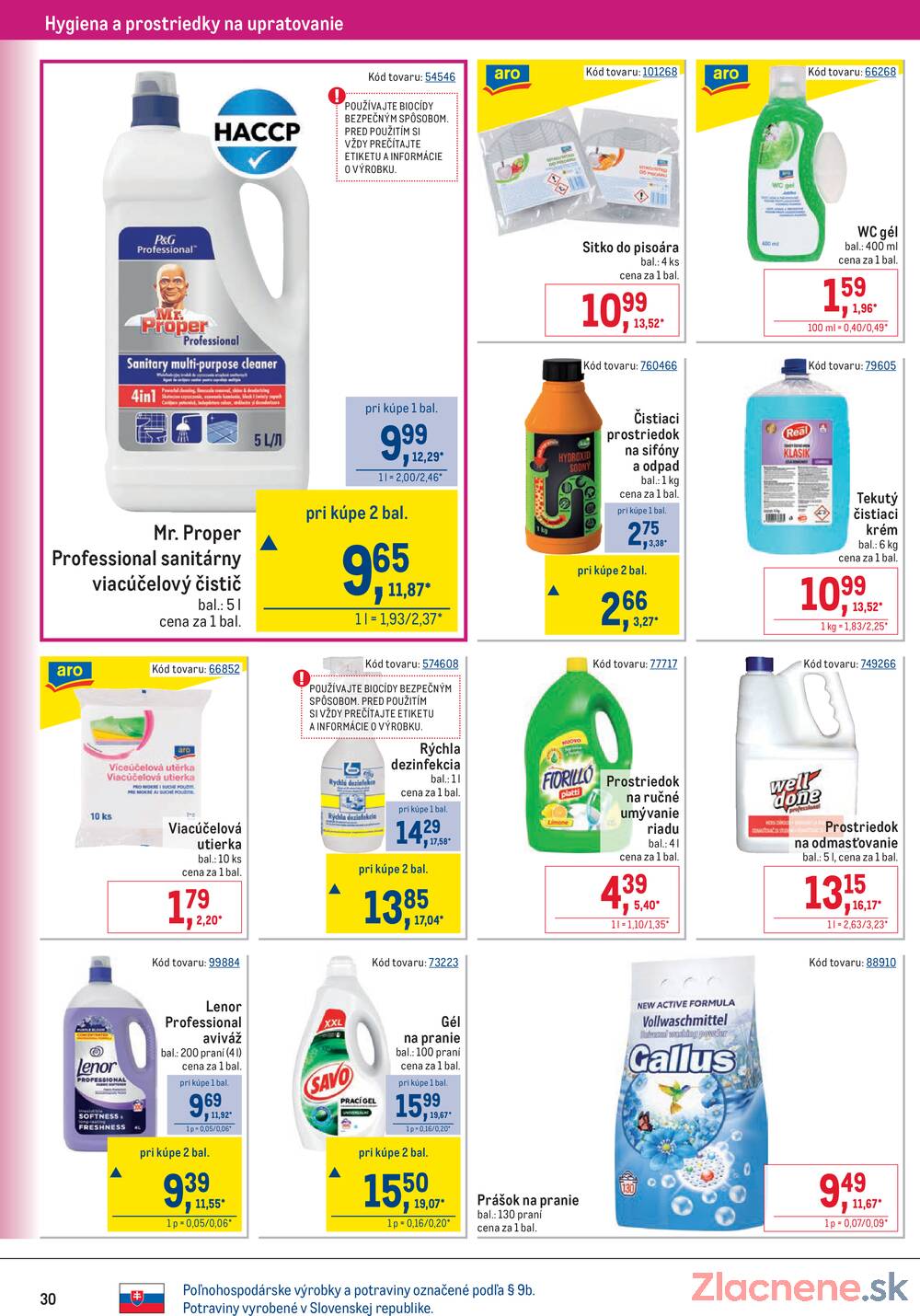 Leták METRO - METRO Gastronómia do 13.1. - strana 30 Leták METRO - METRO Gastronómia do 13.1. - strana 30