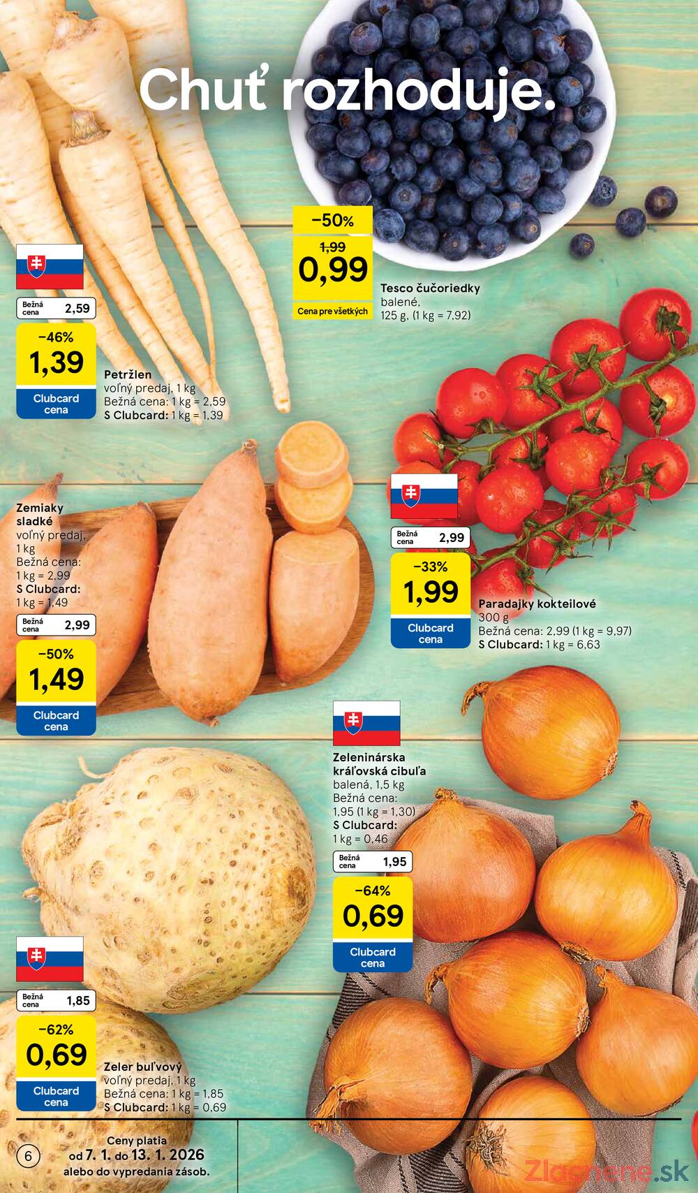 Leták Tesco - Tesco supermarkety od 7.1. do 13.1.2026 - strana 6 Leták Tesco - Tesco supermarkety od 7.1. do 13.1.2026 - strana 6