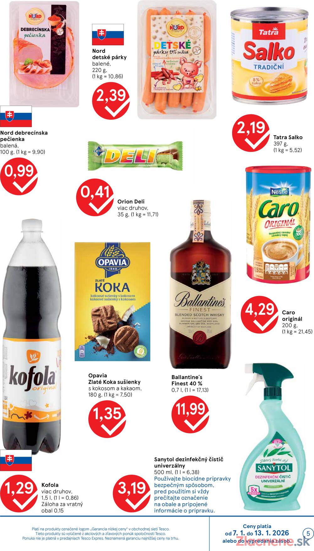 Leták Tesco - Tesco malé hypermarkety od 7.1. do 13.1.2026 - strana 5