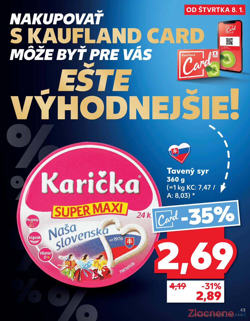 Leták Kaufland - Kaufland 8.1. - 14.1. - Kaufland Bardejov - strana 43