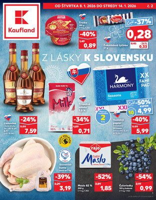 Leták Kaufland 8.1. - 14.1. - Kaufland Bardejov