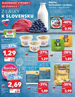 Kaufland 8.1. - 14.1. - Kaufland Bardejov