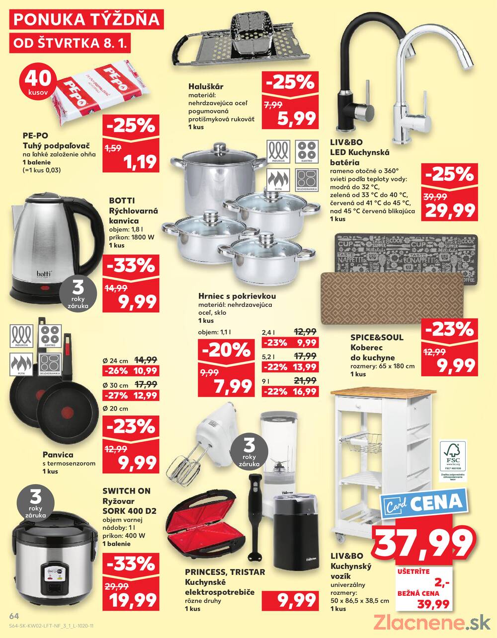 Leták Kaufland - Kaufland 8.1. - 14.1. - Kaufland Poprad - Jiřího Wolkera - strana 64 Leták Kaufland - Kaufland 8.1. - 14.1. - Kaufland Poprad - Jiřího Wolkera - strana 64