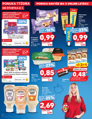 Kaufland 8.1. - 14.1. - Kaufland Poprad - Jiřího Wolkera