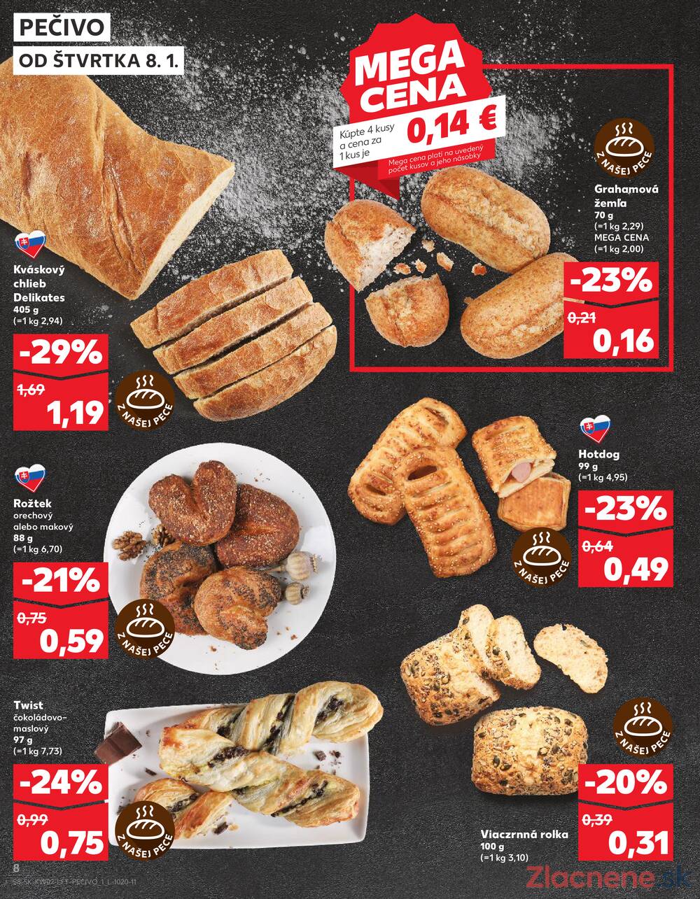 Leták Kaufland - Kaufland 8.1. - 14.1. - Kaufland Veľký Meder - strana 8 Leták Kaufland - Kaufland 8.1. - 14.1. - Kaufland Veľký Meder - strana 8