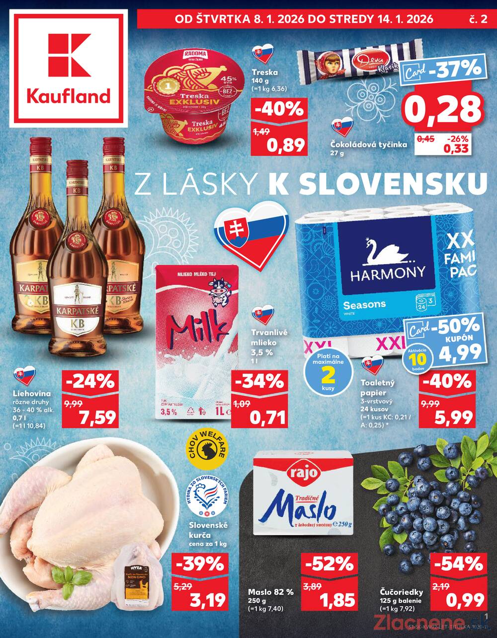 Leták Kaufland - Kaufland 8.1. - 14.1. - Kaufland Zlaté Moravce - strana 1