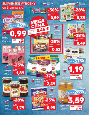 Kaufland 8.1. - 14.1. - Kaufland Trnava - Nová ul.