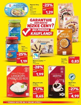 Kaufland 8.1. - 14.1. - Kaufland Trnava - Nová ul.