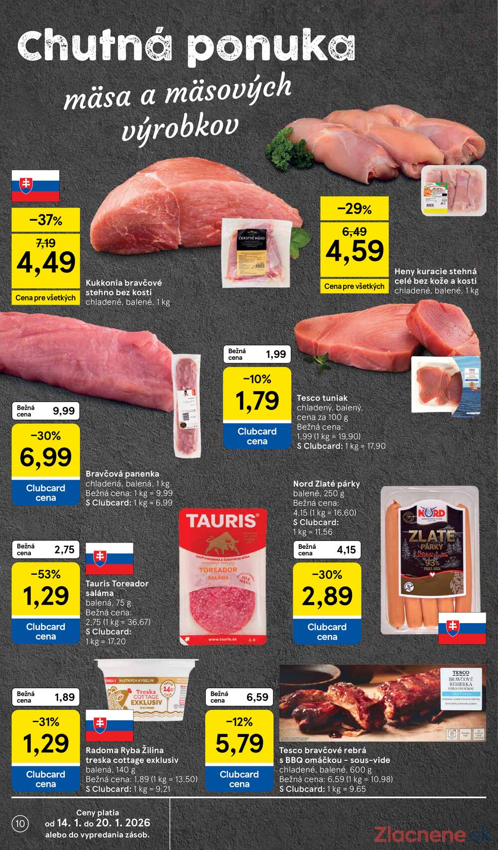 Leták Tesco - Tesco supermarkety od 14.1. do 20.1.2026 - strana 10